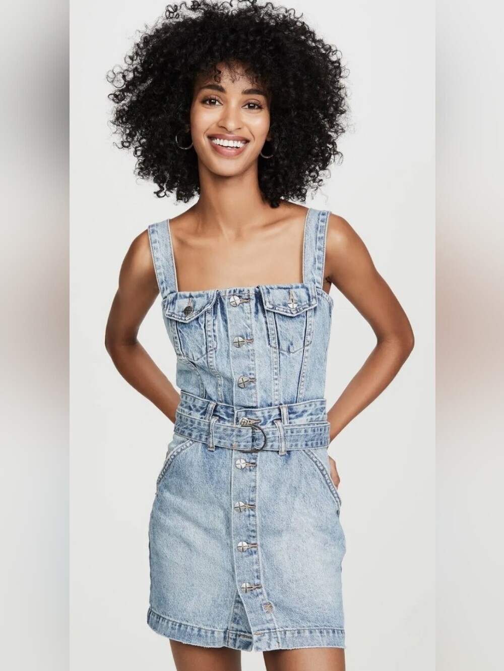 Ksubi Deejay Denim Mini Dress Size S